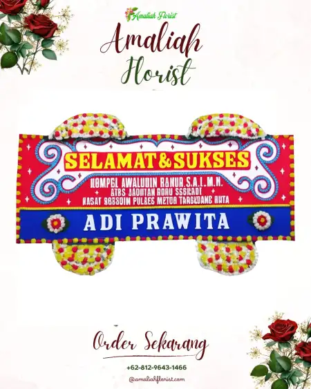 Papan Bunga Ucapan Selamat Kadudodol